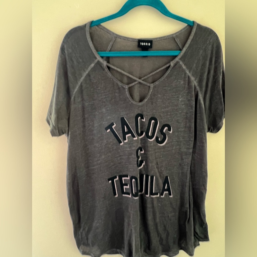 Torrid Gray Graphic Tee